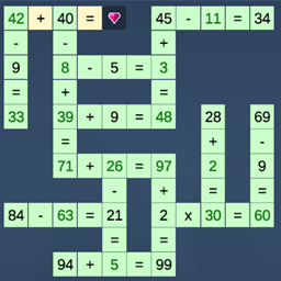 Math Cross Online